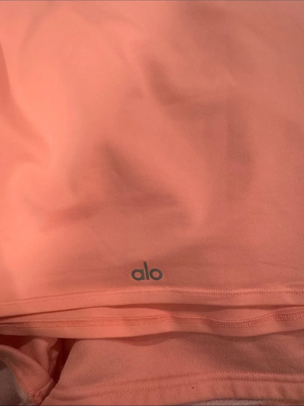 ALO Yoga Alosoft Crop Finesse Short Sleeve-Neon Bubblegum
